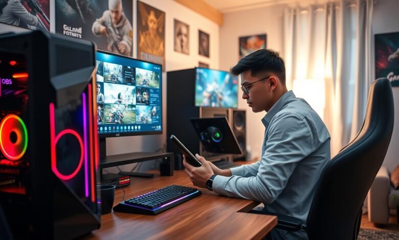 cara streaming game tanpa lag